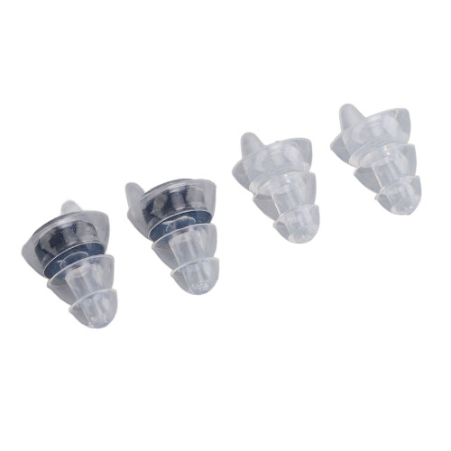 4x Konzert-Ohrstöpsel Lärmschutz Silikon mit Filter 1