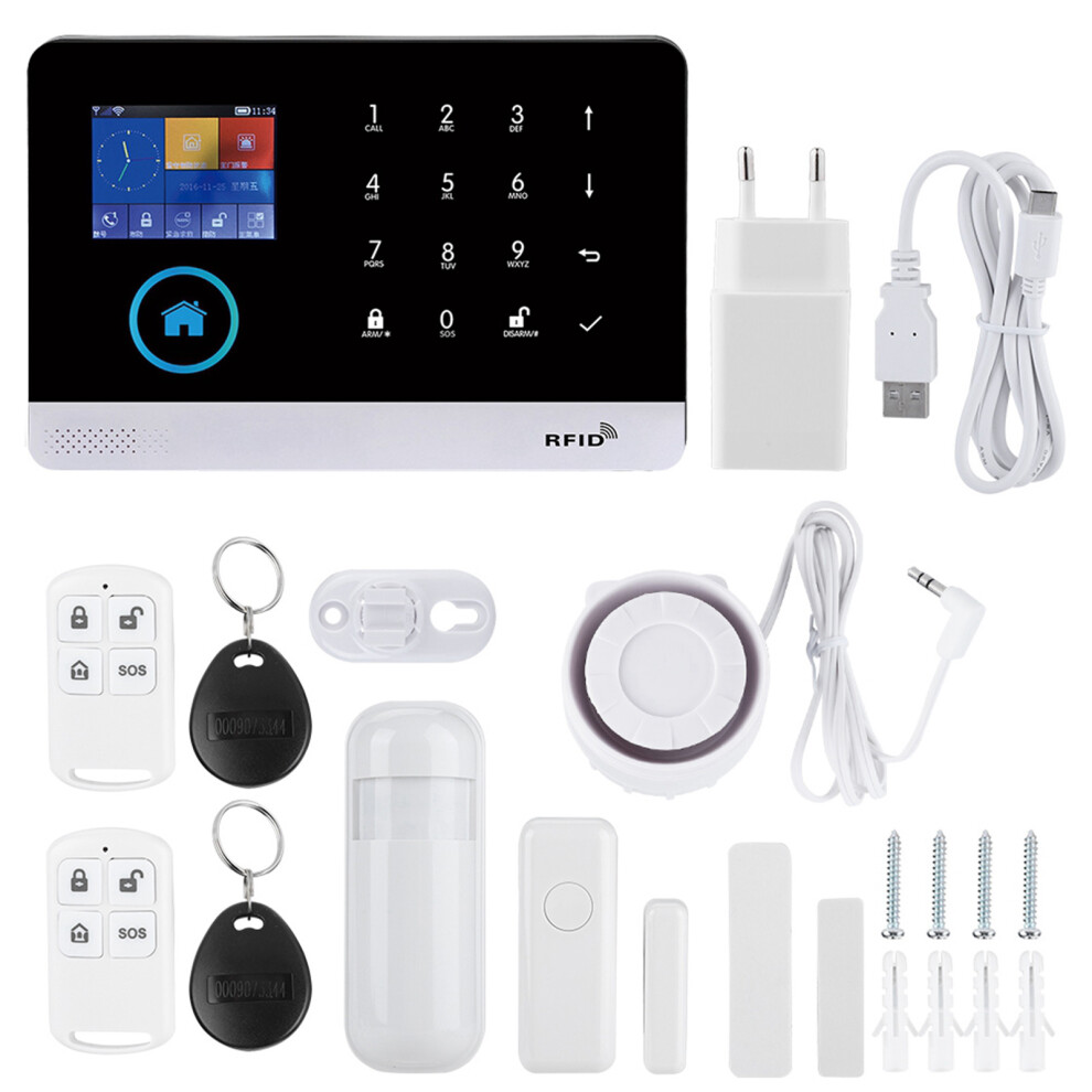 433Mhz Wireless Gsm/Gprs Wifi Smart Home Security Alarm System Kit 604725169372