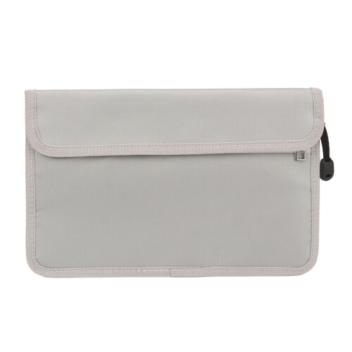 Fireproof Document Bag High Temp Resistant with Two Zipper Closure