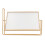 Gold Floating Picture Frame 360 Rotate Iron PET Stand 1