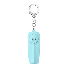 (Sky Blue) 130dB Personal Alarm Keychain with LED Light for Women Kids Elderly