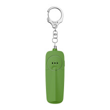 (Army Green) 130dB Personal Alarm Keychain with LED Light for Women Kids Elderly