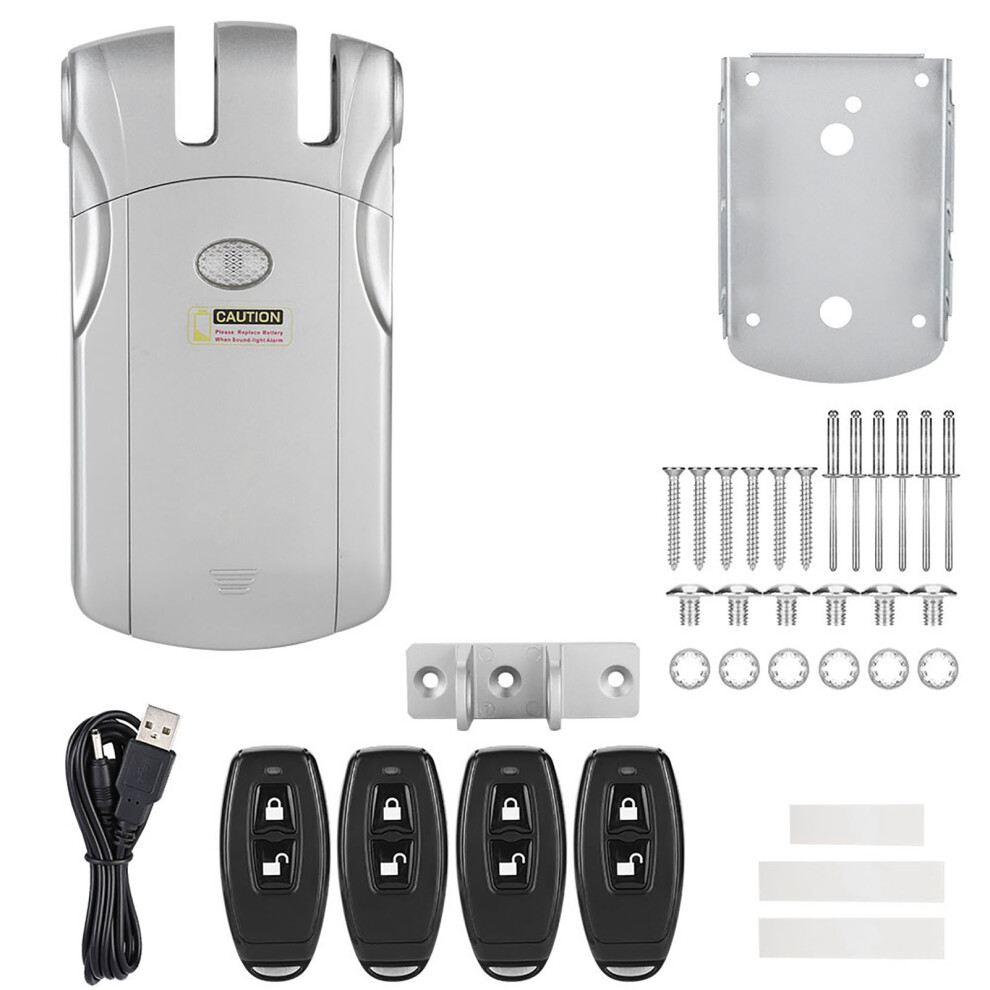 Wafu Invisible Keyless Wireless Remote Control Electronic Lock 604725169686