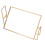 Gold Floating Picture Frame 360 Rotate Iron PET Stand 5