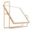 Gold Floating Picture Frame 360 Rotate Iron PET Stand 3
