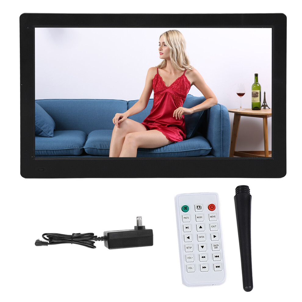(Us Plug) 15.6 Inch 1080P Hd Digital Photo Frame Auto Play With Remote 643505094626