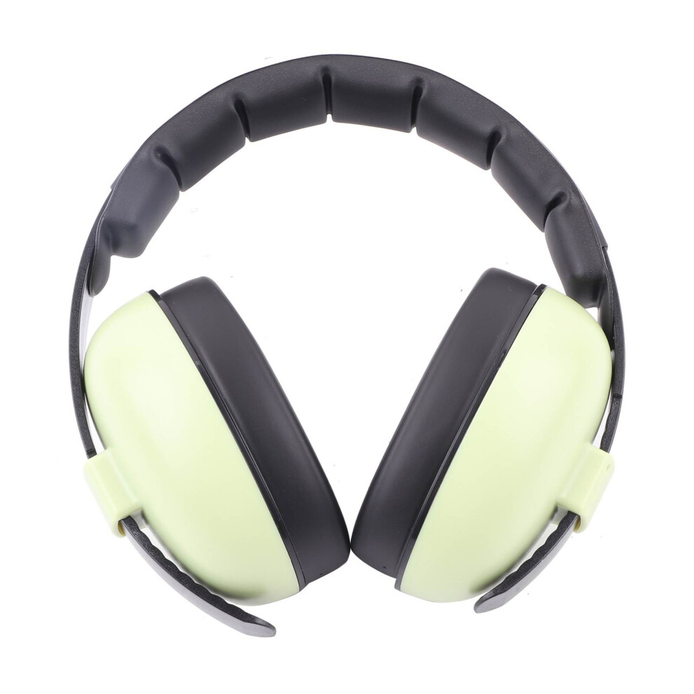 (Green) Foldable Noise Cancelling Earmuff For Children Baby Unisex Kids Green