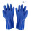 (L) PVC-Handschuhe mit Baumwollfutter, rutschfest 1