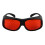 (Black Frame Red Lenses) 532nm-Laserschutzbrille OD5+ 1