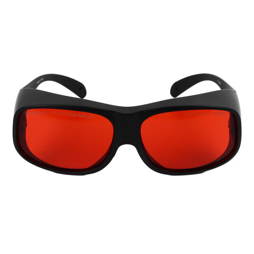 (Black Frame Red Lenses) 532nm-Laserschutzbrille OD5+