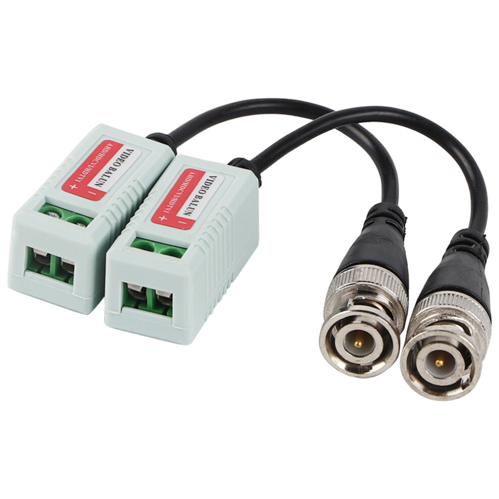 2Pcs Hd-Cvi/Hdvi/Ahd Passive Video Balun Transceiver Cable 604725116314