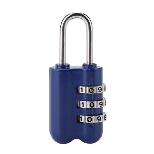 3-Digit Combination Lock Zinc Alloy Luggage Padlock 1