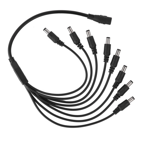 5,5x2,1mm 1F-auf-8M-Stromverteilerkabel 2