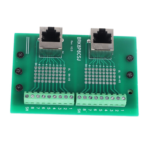 Ethernet-Breakout-Board Schnellübertragung DIN-Schiene RJ45 1