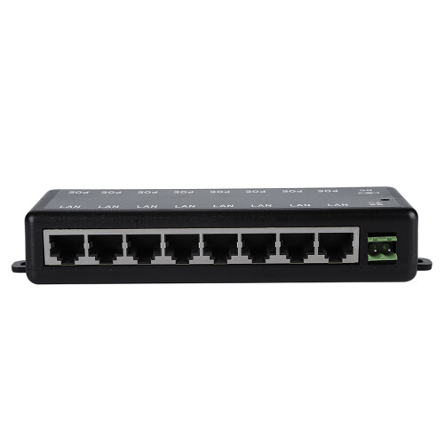DC12V-48V 8-Port PoE-Adapter (Passiv-Injektor) 2