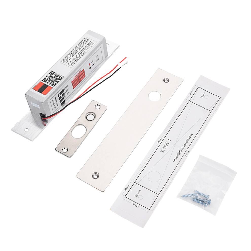 Electric Mortise Lock Time Delay Low Temp Bolt Nc Mode Access Control 604725116598