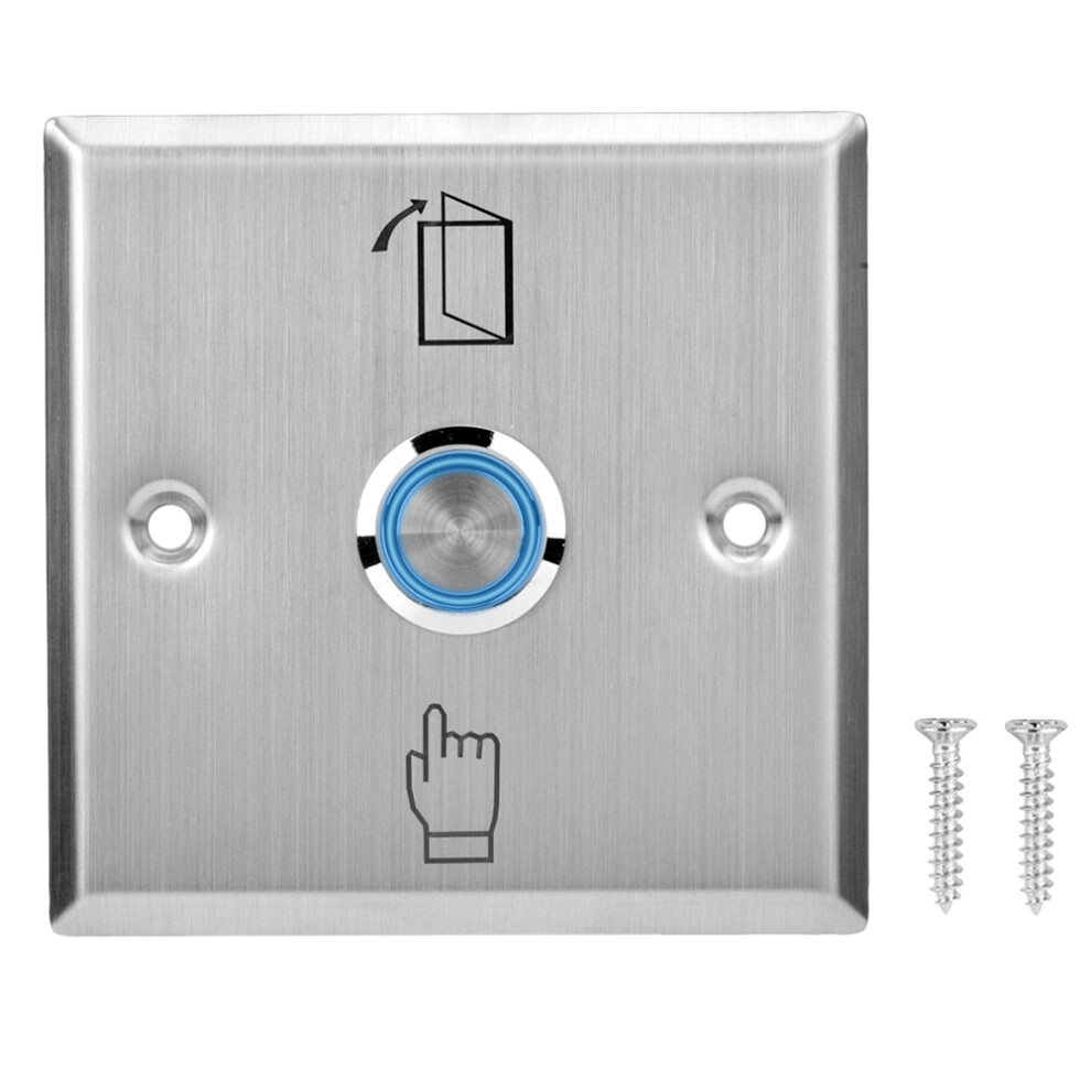 Door Access Control Exit Button Push Release Switch With Light 604725114563