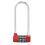 Zinc Alloy U Shape Combination Digit Lock Extra Long Cabinet Padlock 1