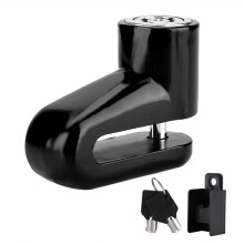 Security Scooter Motorcycle Bike Brake Disc Rotor Lock Black