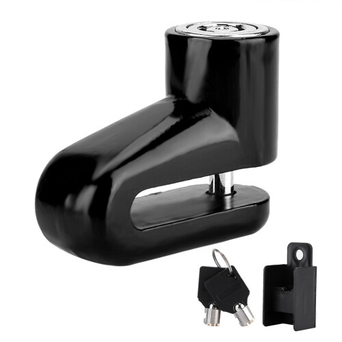 Security Scooter Motorcycle Bike Brake Disc Rotor Lock Black