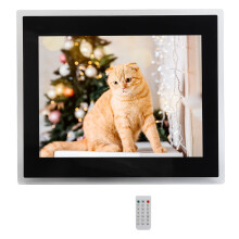(UK Plug 100‑240V) 15inch Digital Picture Frame 4:3 HD Stereo Speaker UK Plug 100-240V