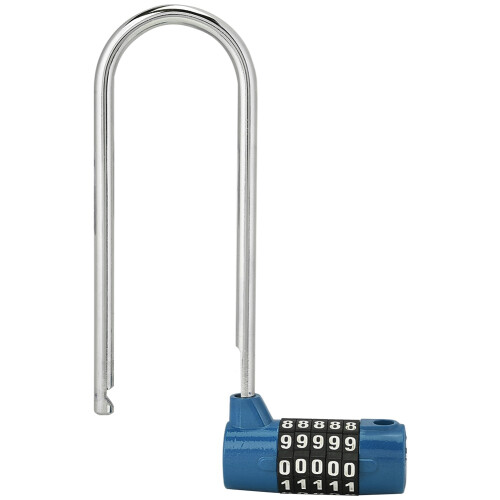 Zinc Alloy U Shape Combination Digit Lock Extra Long Cabinet Padlock 2