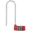 Zinc Alloy U Shape Combination Digit Lock Extra Long Cabinet Padlock 4