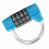 4-Dial Code Padlock Travel Suitcase Gym Locker Security Lock Blue 4