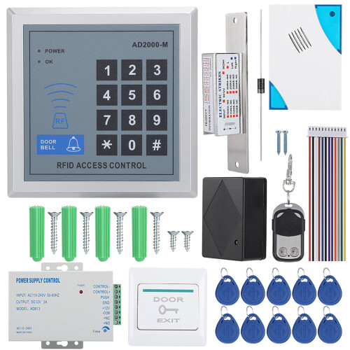 Electric Strike No Lock Single Door Card Password Keypad Security