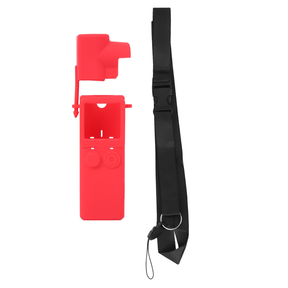 (Red) Silicone Camera Cover With Wrist Strap For Fimi Palm Gimbal Red 643505032598