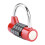 4-Dial Code Padlock Travel Suitcase Gym Locker Security Red 3