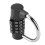4-Dial Code Padlock Travel Suitcase Gym Locker Security Black 2