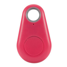 Mini Bluetooth Tracker Bag Wallet Key Pet Anti-lost Smart Finder Red