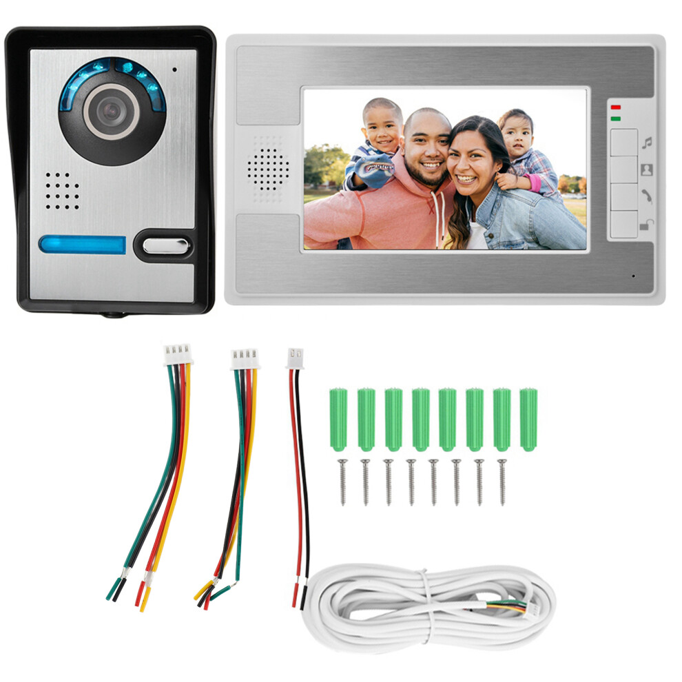 7In Wired Colorful Ir Night Vision Waterproof Intercom 604725168092