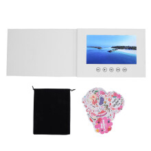 (7 Inch) LCD Video Greeting Card 720P HD 128M 7 Inch Wedding Xmas