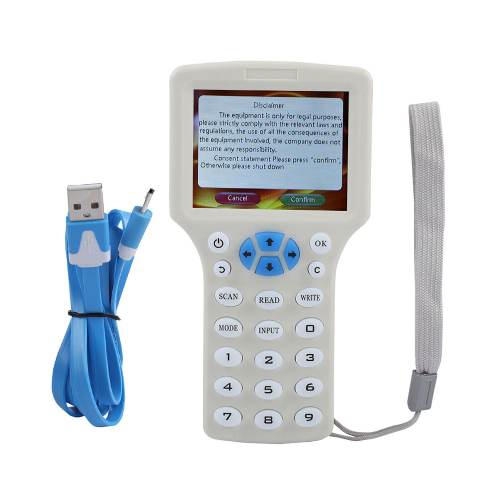 8 Frequency Nfc Rfid Smart Card Copier Id/Ic Reader Writer 604725171030