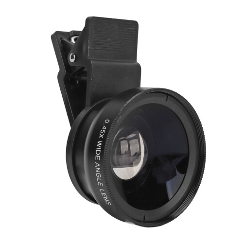 Phone Camera Lens 0.45X Ultra Wide Angle 12.5X Black 2