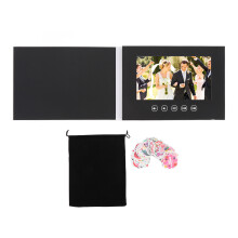 (7 Inch) 10 Inch LCD Video Greeting Card Digital Brochure with Stickers