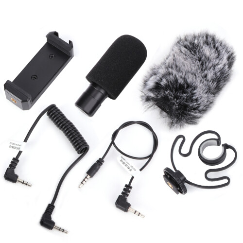 Ordro Portable Video Mic for Mobile SLR with Shockproof Bracket