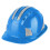 ABS-Schutzhelm mit Reflektorstreifen - Blau 1