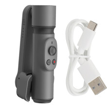 Plastic Gray Folding Ballhead Stabilizer Vlog Anti-Shake Phone Stick