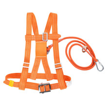 Outdoor Adjustable Climb Harness Safety Belt 1.6m Rope Small Buckle