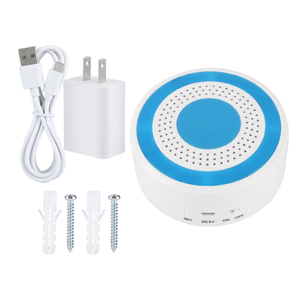 433Mhz Wireless 100Db Sound Light Strobe Siren For Alarm System 604725170521