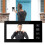 7" LCD Intercom Doorbell Fingerprint Password Remote Unlock 5
