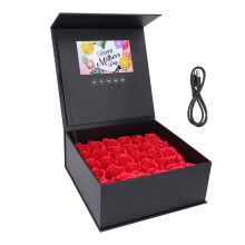 Jewelry Flower Box 7 Inch Color Video Greeting Card HD Wedding