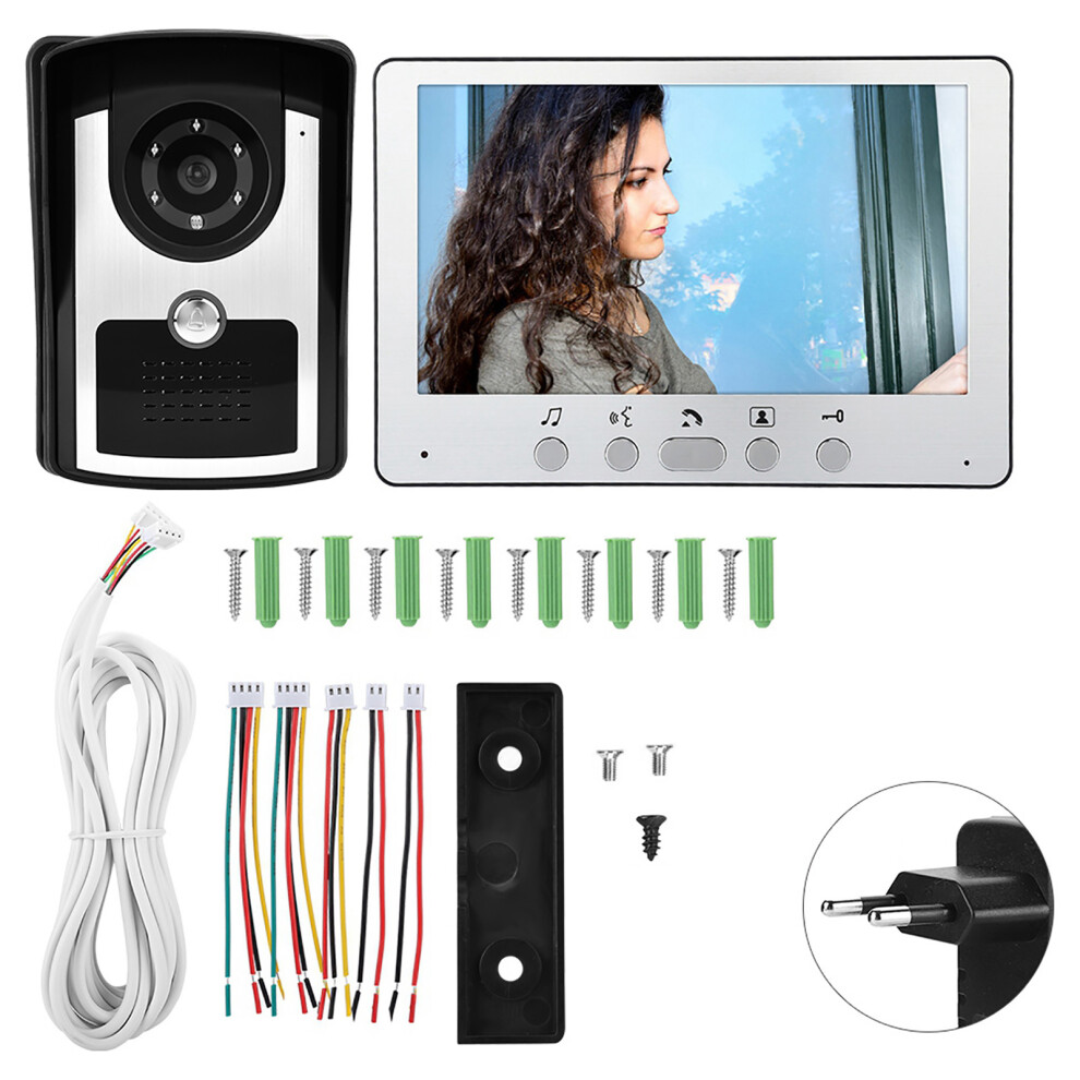 7Inch Tft Wired Video Doorbell Intercom Home Security 240V 604725168290