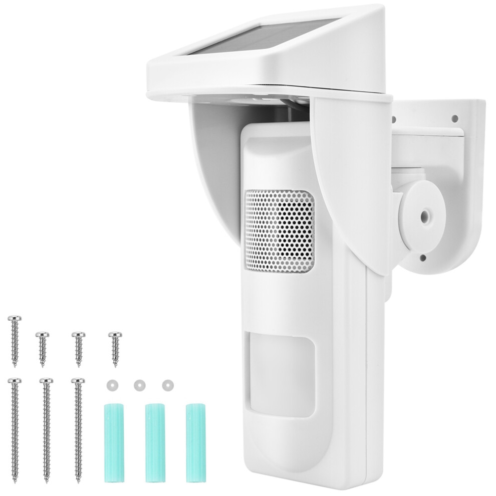 Wireless Solar Motion Sensor Infrared Security Alarm 604725112835
