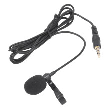 Mini Portable Condenser Clip-On Lapel Mic for Phone Laptop Conference