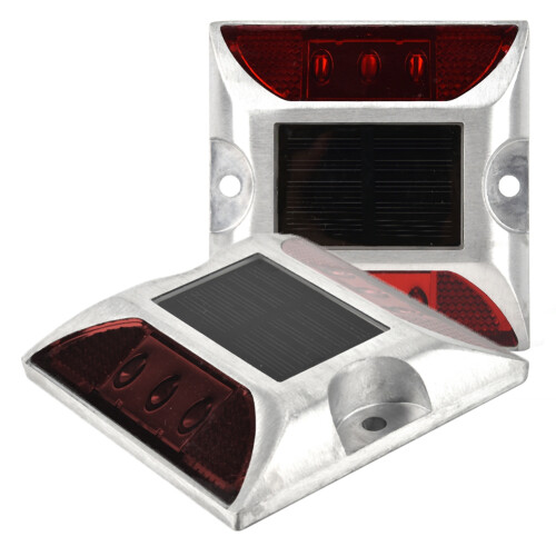 6 LED Solar Bodenmarkierungsleuchten wasserdicht für Einfahrt