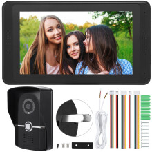 7inch Wired Photo Shooting Touch Screen Video Intercom Doorbell
